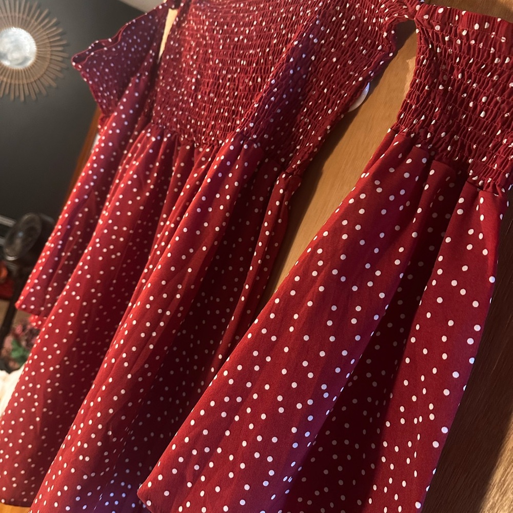 Red Polka Dot Dress